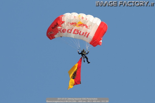 2011-07-01 Zeltweg Airpower 0302 Parachutists